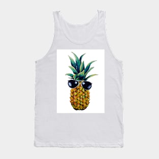 Pineapple Wearing Sunglasses Tank Top